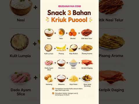 Snack 3 Bahan Kriuk untuk Si Kecil, Simpel dan Anti Ribet! #ibudanayah