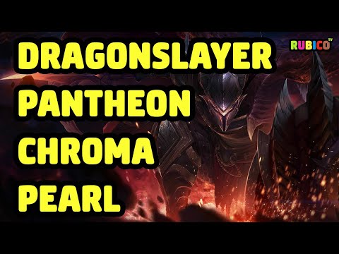DRAGONSLAYER PANTHEON CHROMA PEARL SKIN SPOTLIGHT - LEAGUE OF LEGENDS