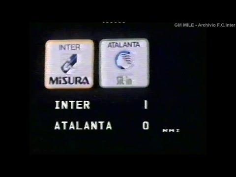 1984-85 (16^ - 20-01-1985) INTER-Atalanta 1-0 [Sabato] Servizio D.S.Rai