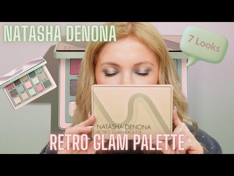 NATASHA DENONA RETRO GLAM PALETTE - 7 LOOKS - FIRST IMRPESSION