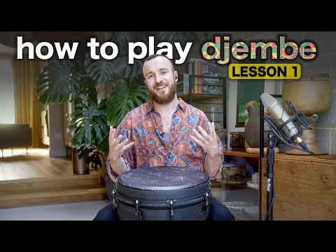 How to Play Djembe - Easy First Steps! (Lesson 1)