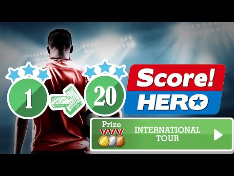 Score! Hero - INTERNATIONAL TOUR Event - Level 1 to 20 - Walkthrough - 3 Stars