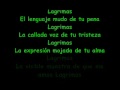 Lagrimas Aventura Letra