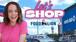 Grocery HAUL + Shop With Me at Food Lion & Sam's Club!!