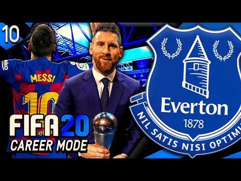 SIGNING LIONEL MESSI THE GOAT! 🐐 FIFA 20 Everton Career Mode