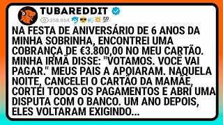 Na Festa de Aniversário de 6 Anos da Minha Sobrinha, Encontrei uma Cobrança de €3.800,00 no Meu