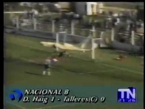 Douglas Haig de Pergamino 1 - Talleres de Córdoba 0 (Nacional B Apertura 1995)