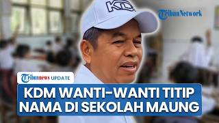 Ogah Nama Sekolah Maung Tercoreng, KDM Ancam Sanksi Pecat Oknum yang Berani Terima Titipan Siswa