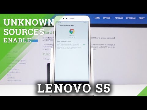 How to Allow Unknow Apps on LENOVO S5 - Download from Unofficial Sources
