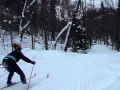 Cross Country Skiing On The Leaf Lake Ski Trail In Algonquin Park