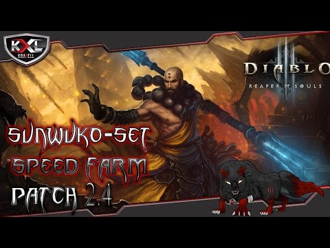 Diablo 3 RoS [Patch 2.4] Mönch - Sunwuko Speedfarm Build ➥ Let’s Build