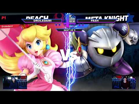 PCGA Ultimate Weekly #25 - Droledami (Peach) VS Pash (Meta Knight) - Winners Round 2