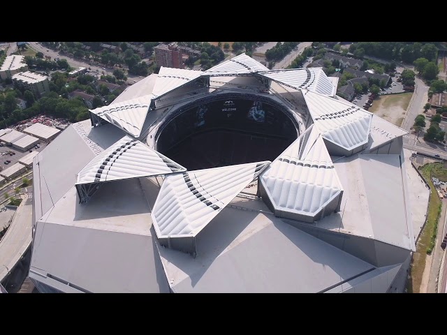 Check out the brand new Mercedes-Benz Stadium