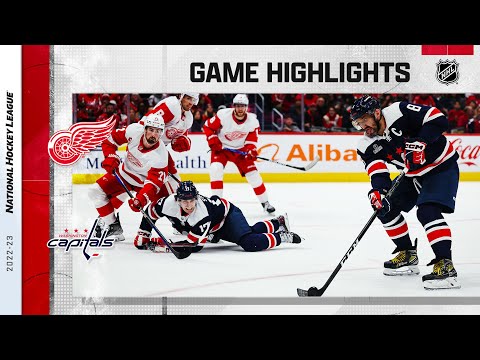 Red Wings @ Capitals 12/19 | NHL Highlights 2022