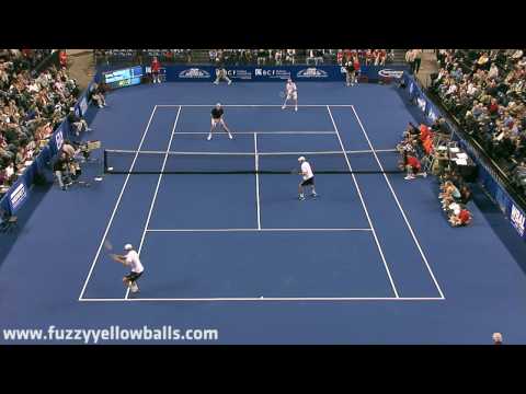 John Isner & John McEnroe vs Bob and Mike Bryan