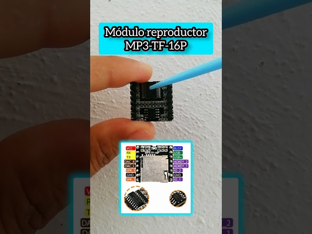 Vídeo relacionado con Módulo Mini Reproductor MP3 3 Piezas Compatible con Arduino, DFPlayer Mini Módulo Decodificador de Audio con DAC de 24 bits, Soporta Tarjeta TF hasta 32G, Control Serie, Incluye E-Book para Proyectos