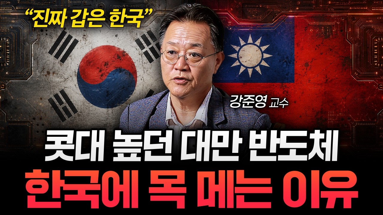 콧대 높던 대만 반도체, 한국이 없으면 안 되는 이유 (강준영 교수 1부)