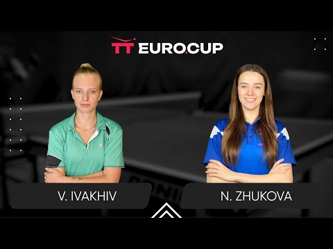 15:30 Valeriia Ivakhiv - Nadiia Zhukova 27.08.2025 TT Euro.Cup Women Ukraine Star. TABLE 4