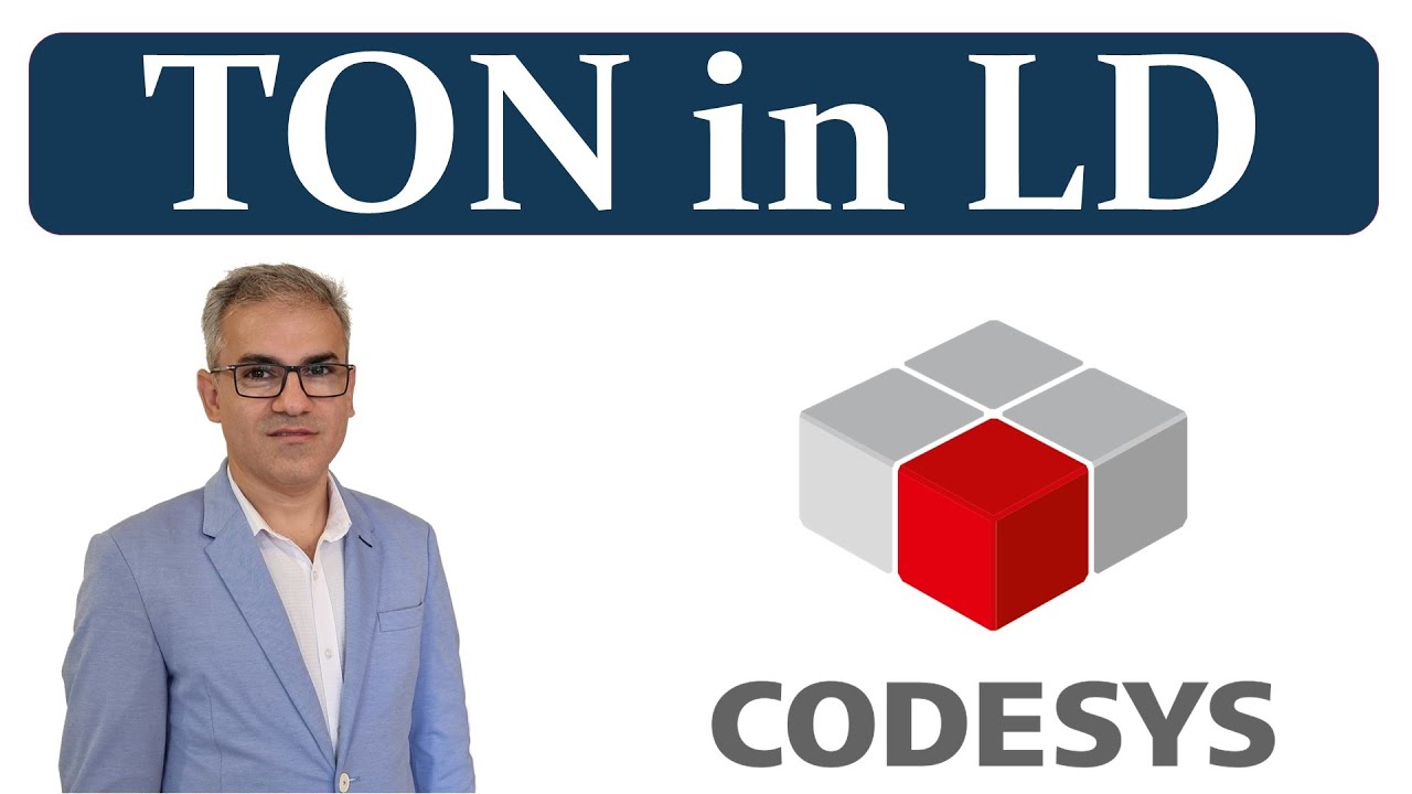 CODESYS: Using TON (timer on-delay) function blocks in Ladder Logic #on-delay #plcprogramming