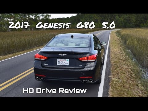 2017 Genesis G80 5.0 Ultimate V8 - HD Performance Drive Review
