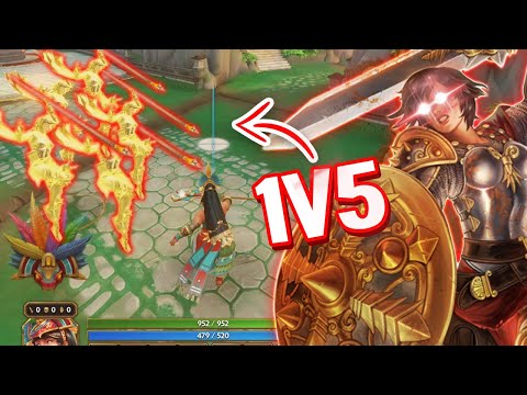 I TRIED to 1v5 BELLONA BOTS in SMITE...