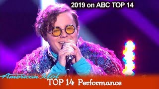 Eddie Island  “Benny &amp; The Jets” He's a Pop Star  | American Idol 2019 TOP 14