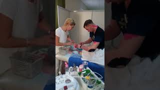 Лифтинг лица кинезиотейпами
