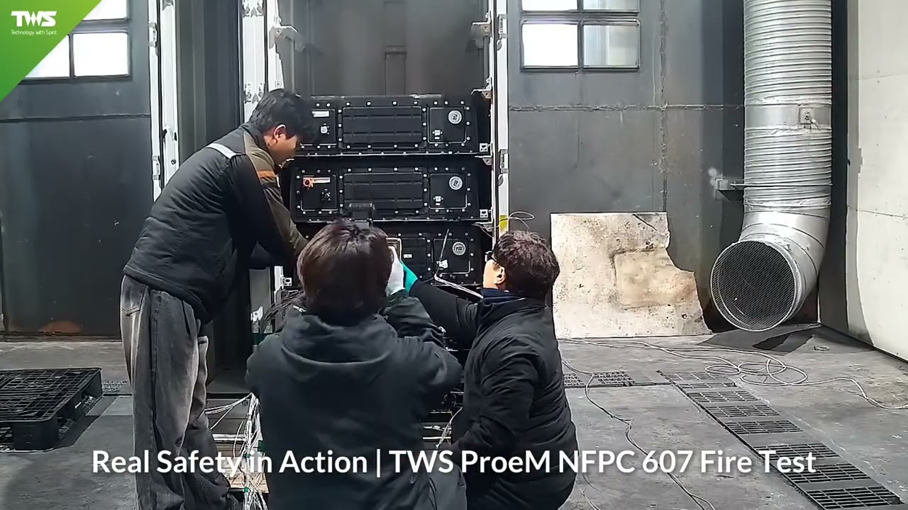 Real Safety in Action | TWS NFPC 607 Fire Test