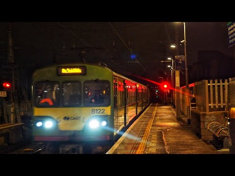 IÉ 8100 class DART, 8109 & 8122 at Howth Junction Station, Dublin. 21/1/24