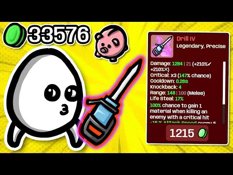 Hitting the MONEY JACKPOT on Saver to destroy Danger 5 | Brotato Abyssal Terrors Guide