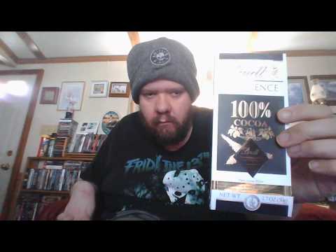 Trying Lindt 100% Cocoa Chocolate Bar 🍫