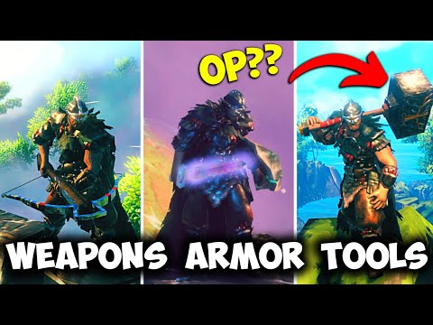 Valheim Mistlands - EVERY Weapon, Armor + Tool