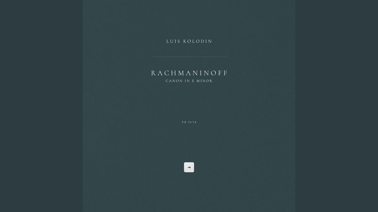 Canon in E Minor, TN ii/14