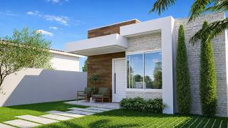 Casa Moderna com Sala e Cozinha Integradas | 3 Quartos | Terreno 11x20m | P690.2
