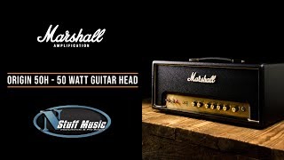 Video thumbnail for Marshall Origin 50H - 50 Watt Guitar Head by N Stuff Music