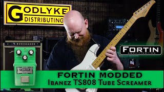 Video thumbnail for Fortin modded Ibanez TS808 Tube Screamer Overdrive/Distortion Pedal (presented by Godlyke, Inc.) by Godlyke Inc.