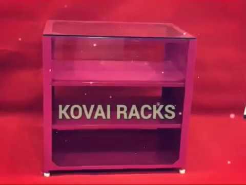 Kovai racks ms steel cup board rack