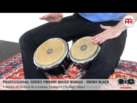 Professional Series FWB400 Wood Bongo - FWB400EBK