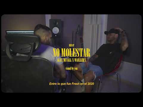 Alex Duvall - No Molestar (In studio with Wailerx) Making of
