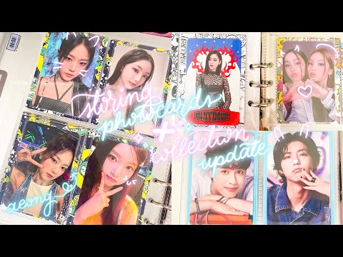 storing photocards 12 + collection update o( ˶^▾^˶ )o xdinary heroes, loossemble, itzy, aespa