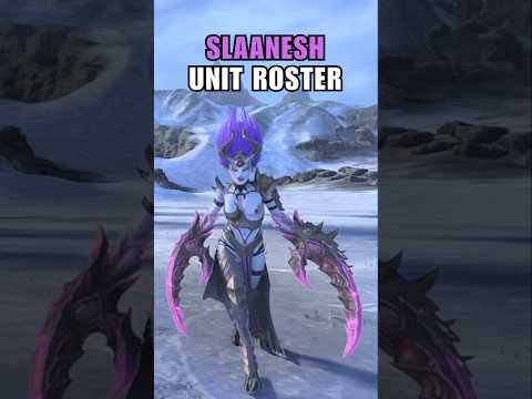 Slaanesh Unit Roster in Less than 60 Seconds | Total War Warhammer 3