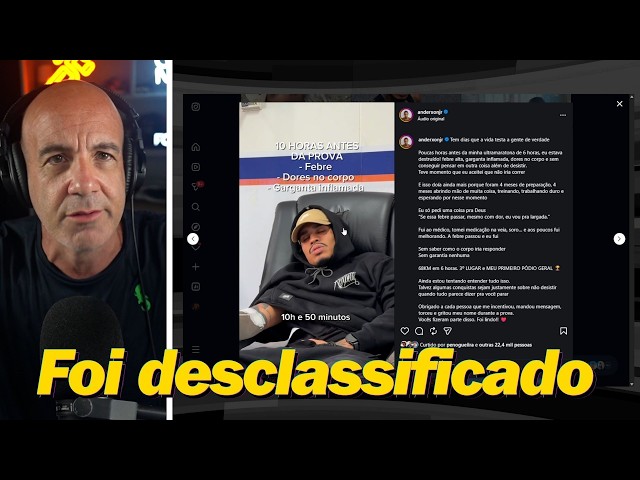 INFLUENCIADOR é DESCLASSIFICADO por DOPING em ULTRAMARATONA