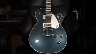Video thumbnail for Gretsch G5220 Electromatic Jet BT Single Cut with V Stoptail Jade Grey Metallic by Muzyczny_pl