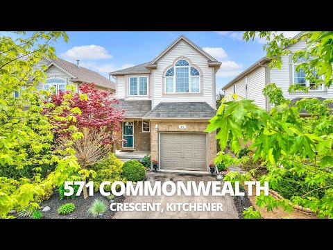 Fantastic Family Home On Deep Lot - 571 Commonwealth Crescent - Kitchener Real Estate Video