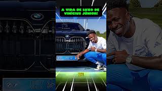 a vida de LUXO de VINI JR!!  #viral #fyp #vinijr #football #futebol #curiosidades #money