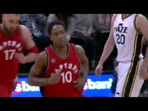 DeMar DeRozan Throws Down the VICIOUS Slam on Rudy Gobert!