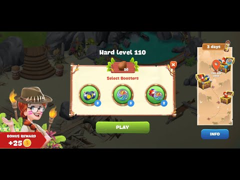 Lost Island Blast Adventure Level 110