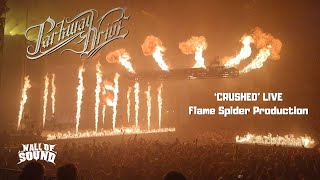 Parkway Drive performs &#39;Crushed&#39; with EPIC Flame Spider Production