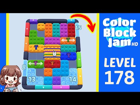 Color Block Jam Level 178 Solution Walkthrough