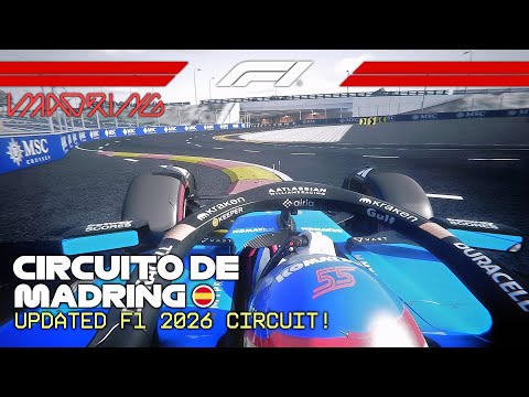 This is the NEW UPDATED Madrid Circuit F1 Will Race at in 2026!